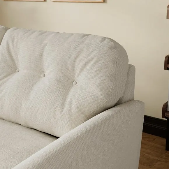 Sven Soft Texture Chenille Large Corner Chaise Sofa 3