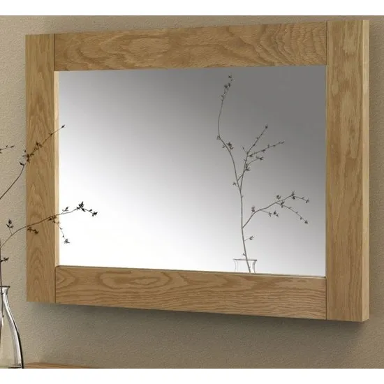 Astoria Wall Mirror With Solid Oak Frame