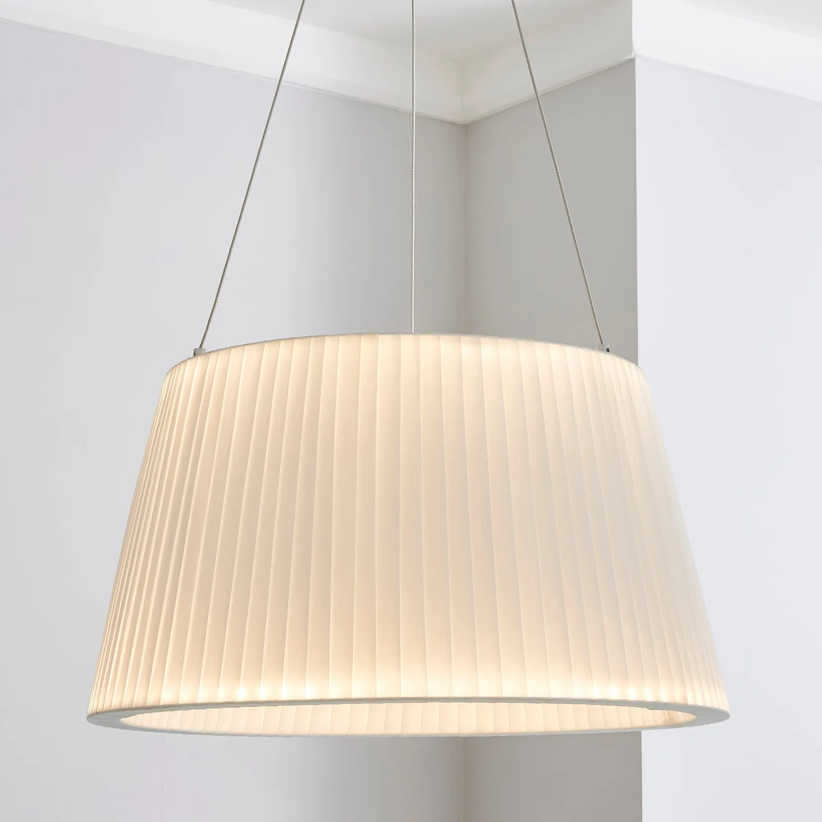 Erika White LED Large Wrap Ceiling Fitting White