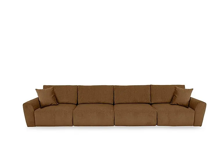 Gemini Fabric 4 Seater Power Glider Sofa