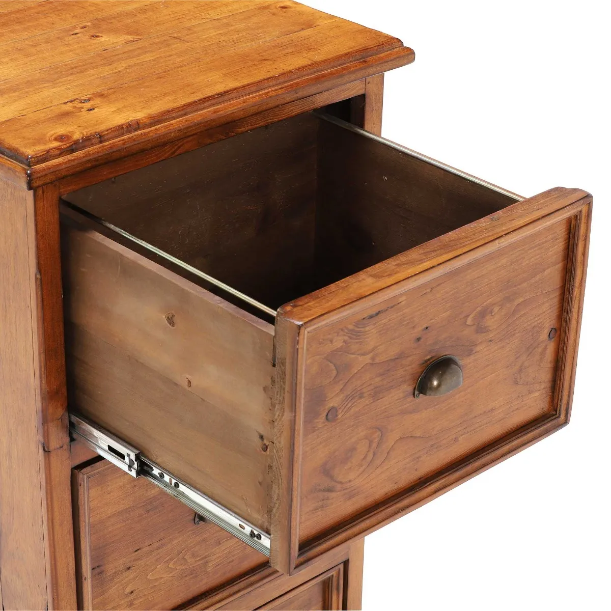 Villiers 3 Drawer Filing Cabinet, Pine Wood | Barker & Stonehouse 4