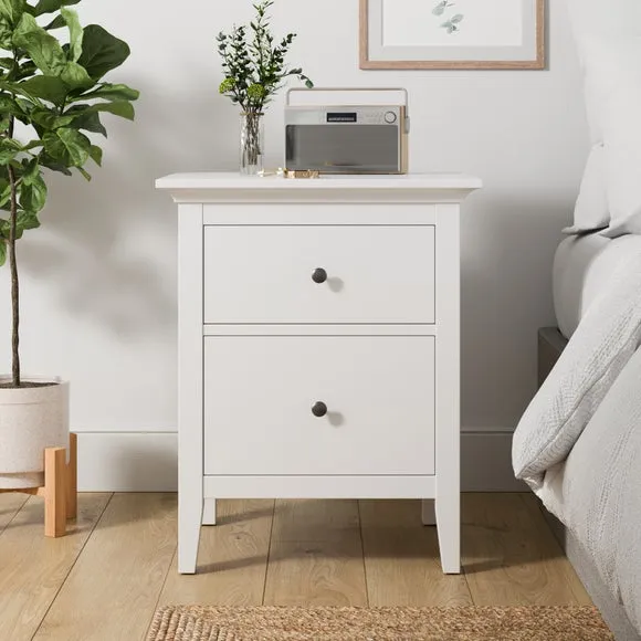 Lynton 2 Drawer Bedside Table
