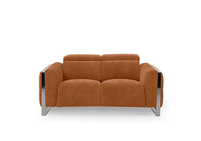 Gisella Fabric 2 Seater Sofa - Dexter Pumpkin