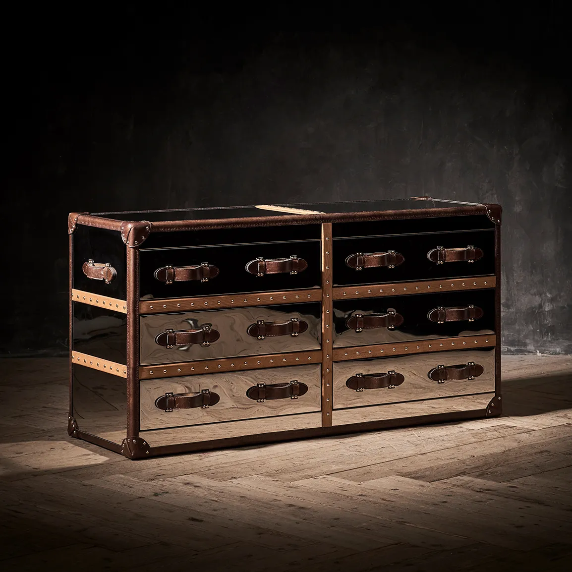 Timothy Oulton Stonyhurst Sideboard, Silver Metal | Barker & Stonehouse 2