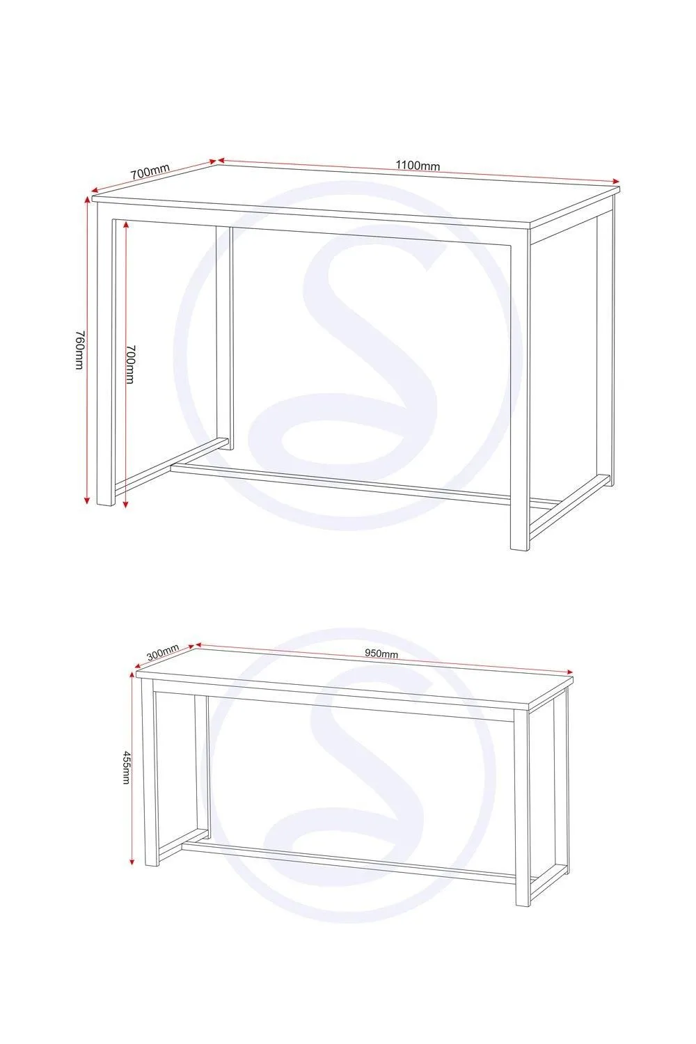 Seconique Lincoln 1+2 Dining Bench Set in Stone 6