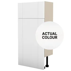 Duarti By Calypso Highwood 400mm Floor Reaching Slimline Toilet Unit - Matt White