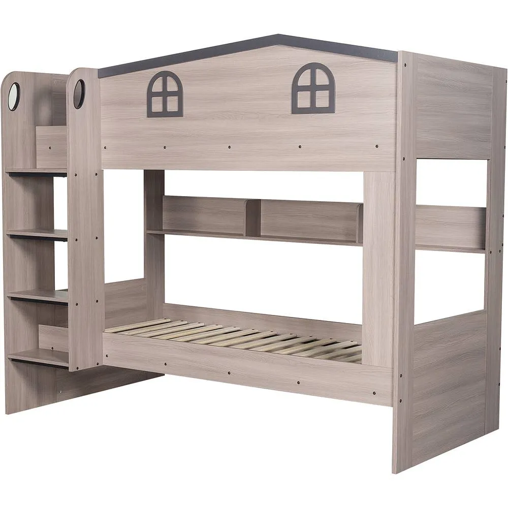 Seconique Hector Bunk Bed in Grey 4