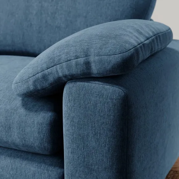 Magnus Vintage Soft Chenille 3 Seater Sofa 5