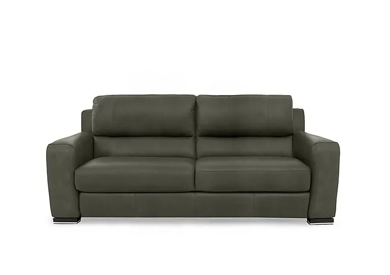 Viali Leather 3 Seater Sofa