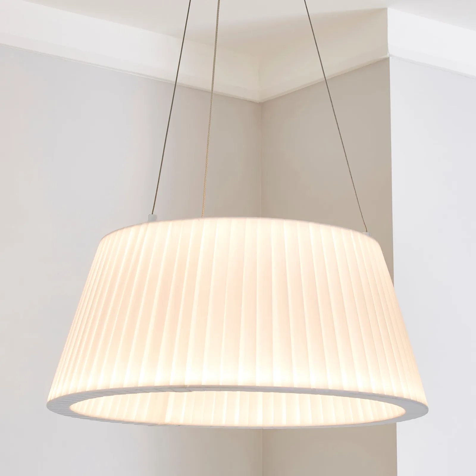 Erika White LED Small Wrap Ceiling Fitting White