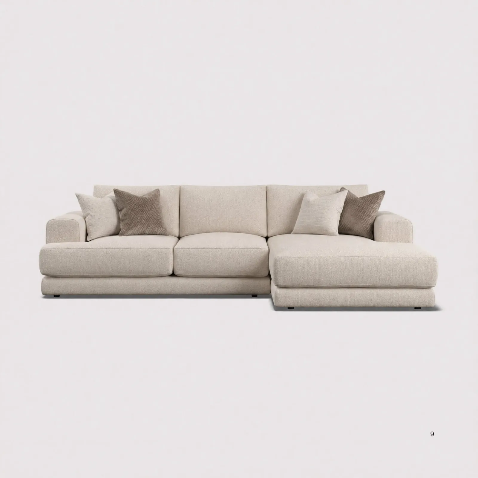 Lomax Medium Chaise Sofa Rhf, Neutral | Barker & Stonehouse