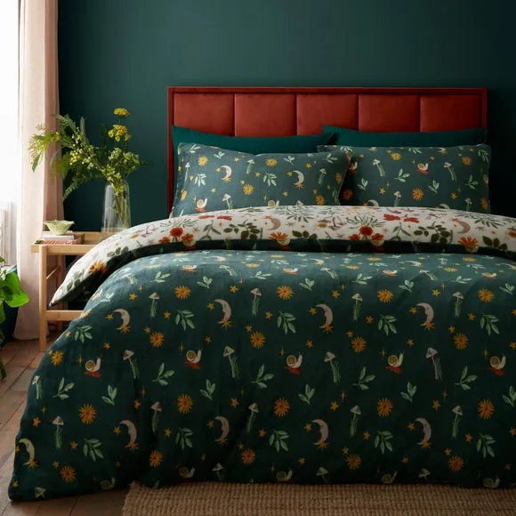 Fusion Botanical Mushrooms Duvet Cover & Pillowcase Set 2