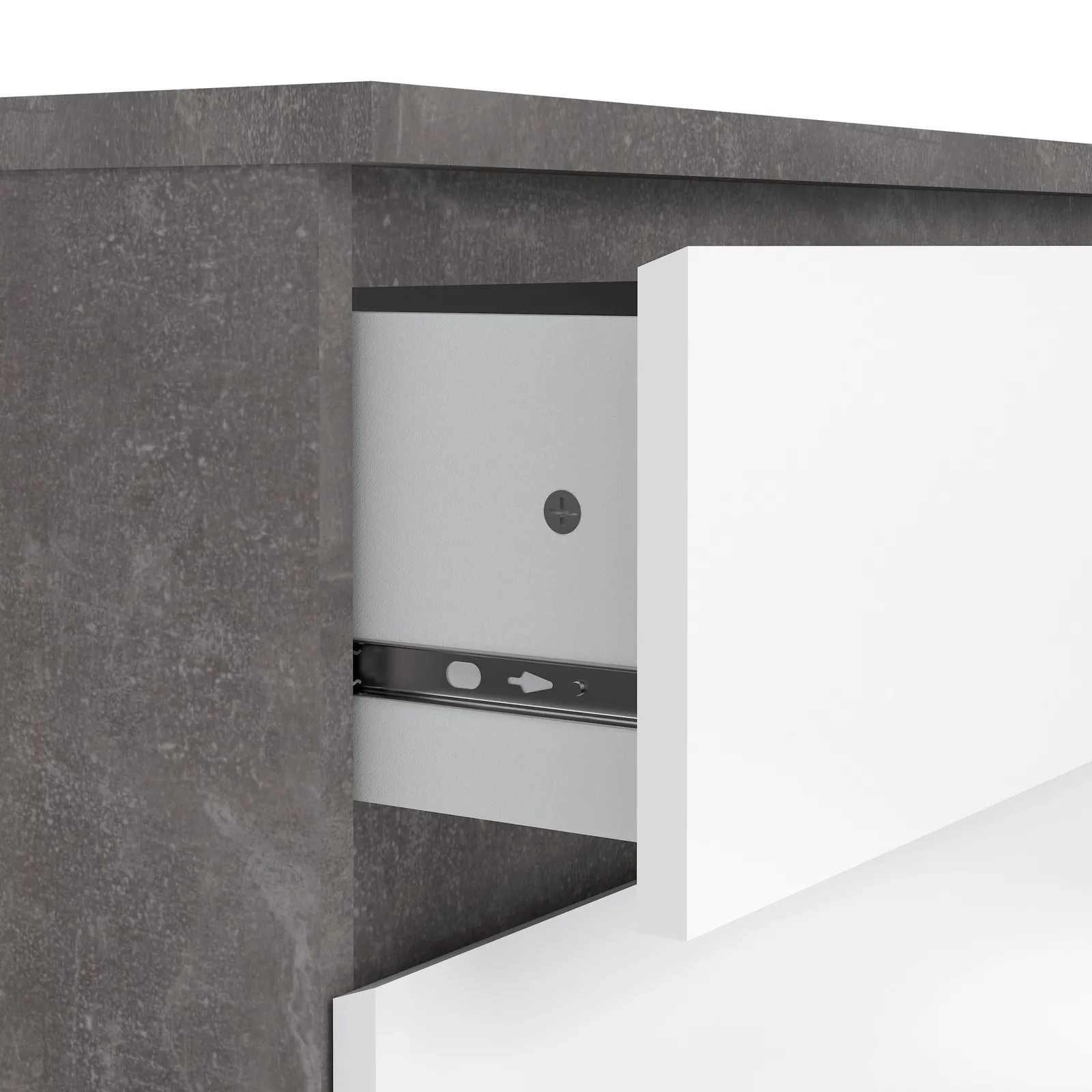 Furniture To Go Naia Chest of 3 Drawers in Grey 6