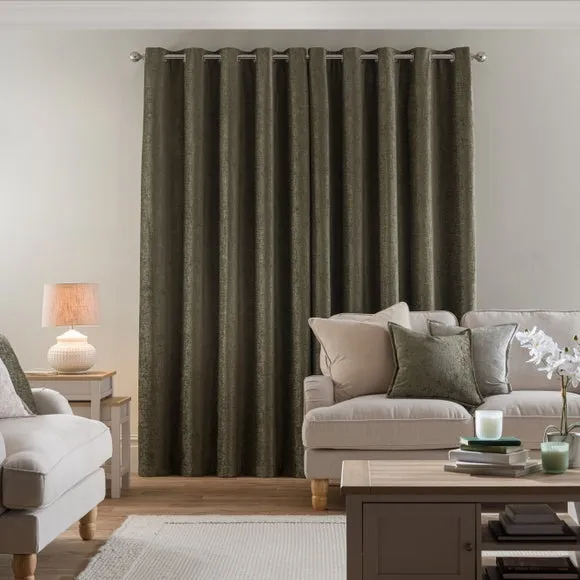Chenille Eyelet Curtains (Blackout Available) 5