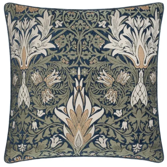 Morris & Co. Snakeshead Square Cushion 3