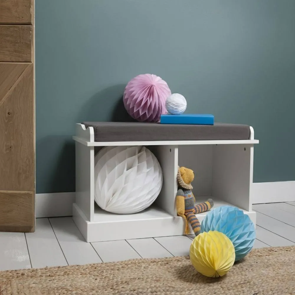 Nöa and Nani Stockholm Storage Bench in White