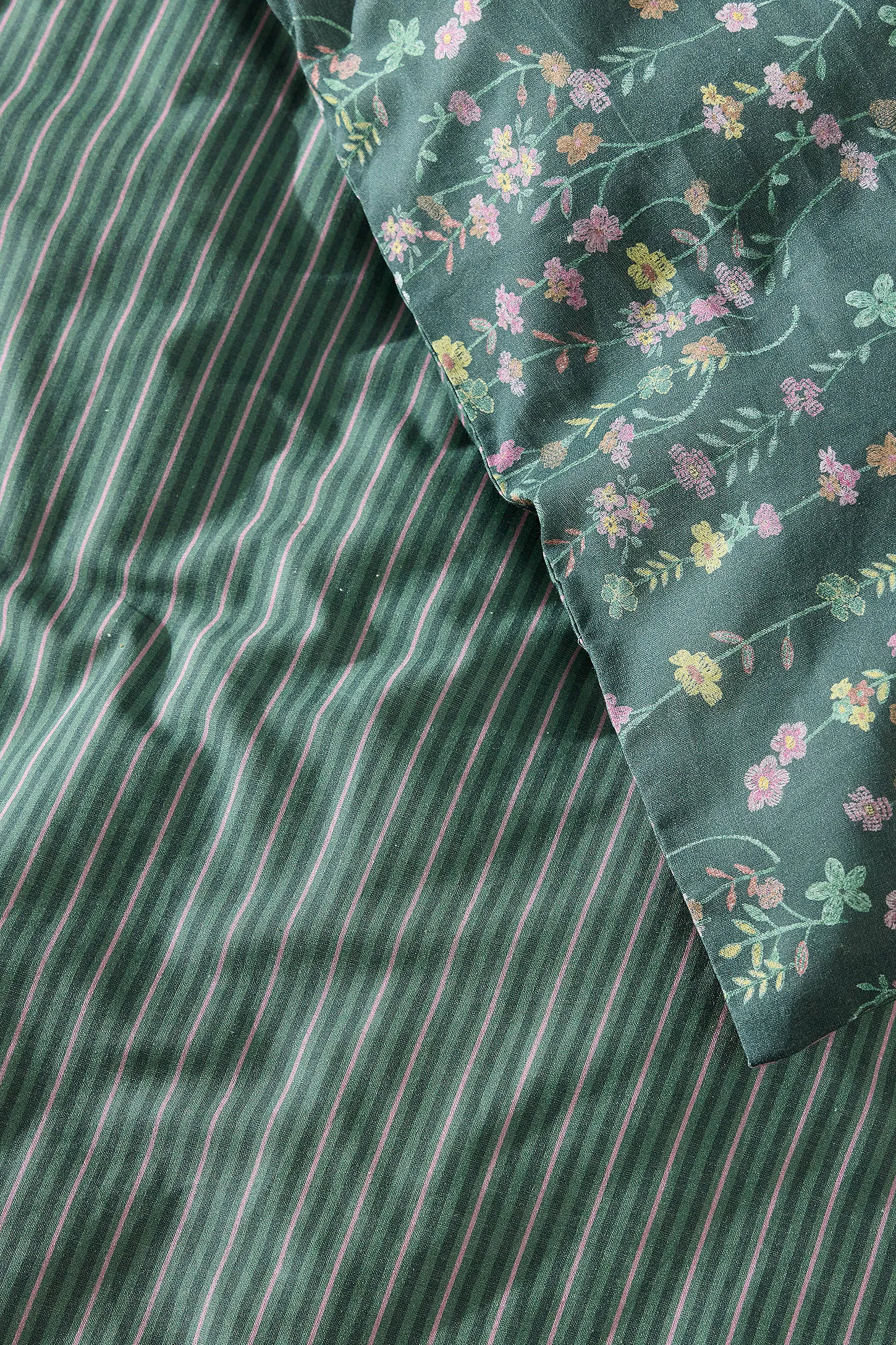 Green Dollymix Duvet Set - Dark Green Single 6