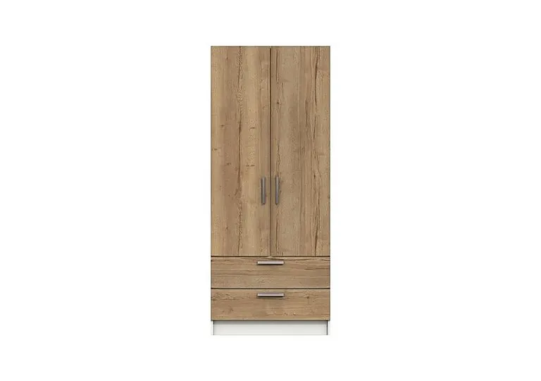 Waterloo 2 Door 2 Drawer Wardrobe - White