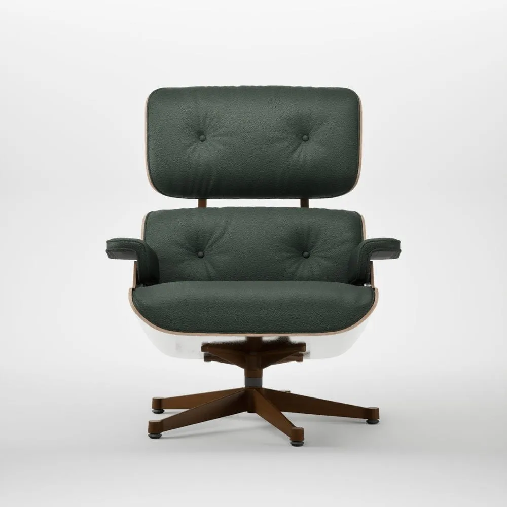 Eames Lounge Chair Cherry Natural Contemporary L50 59 Jade Polished Base 04 1