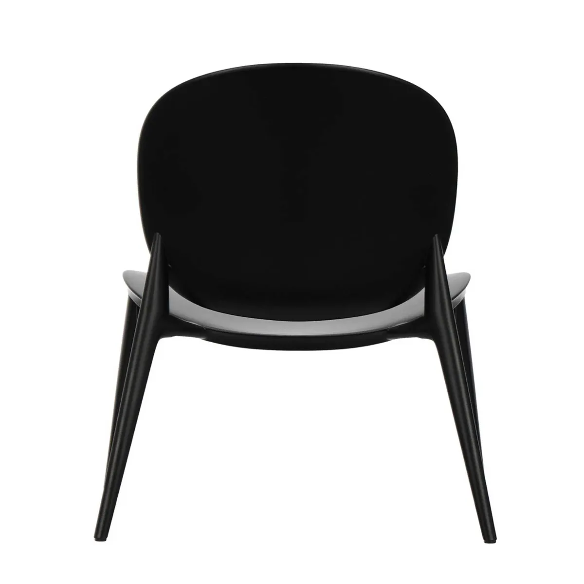 Kartell Be Bop Lounge Chair, Black Plastic | Barker & Stonehouse 5