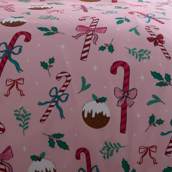 Fusion Festive Fancy Polycotton Duvet Cover & Pillowcase Set 3