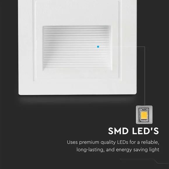 Set of 4 V-TAC 5W LED Square Step Lights 4