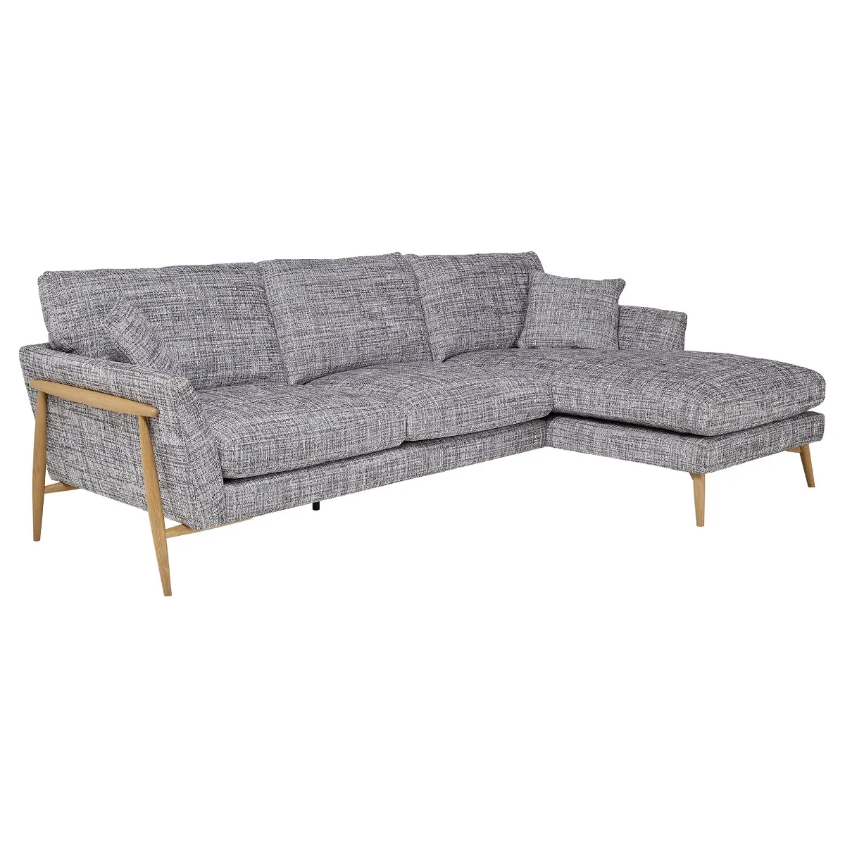 Ercol Forli Right Hand Facing Corner Chaise Sofa, Quickship