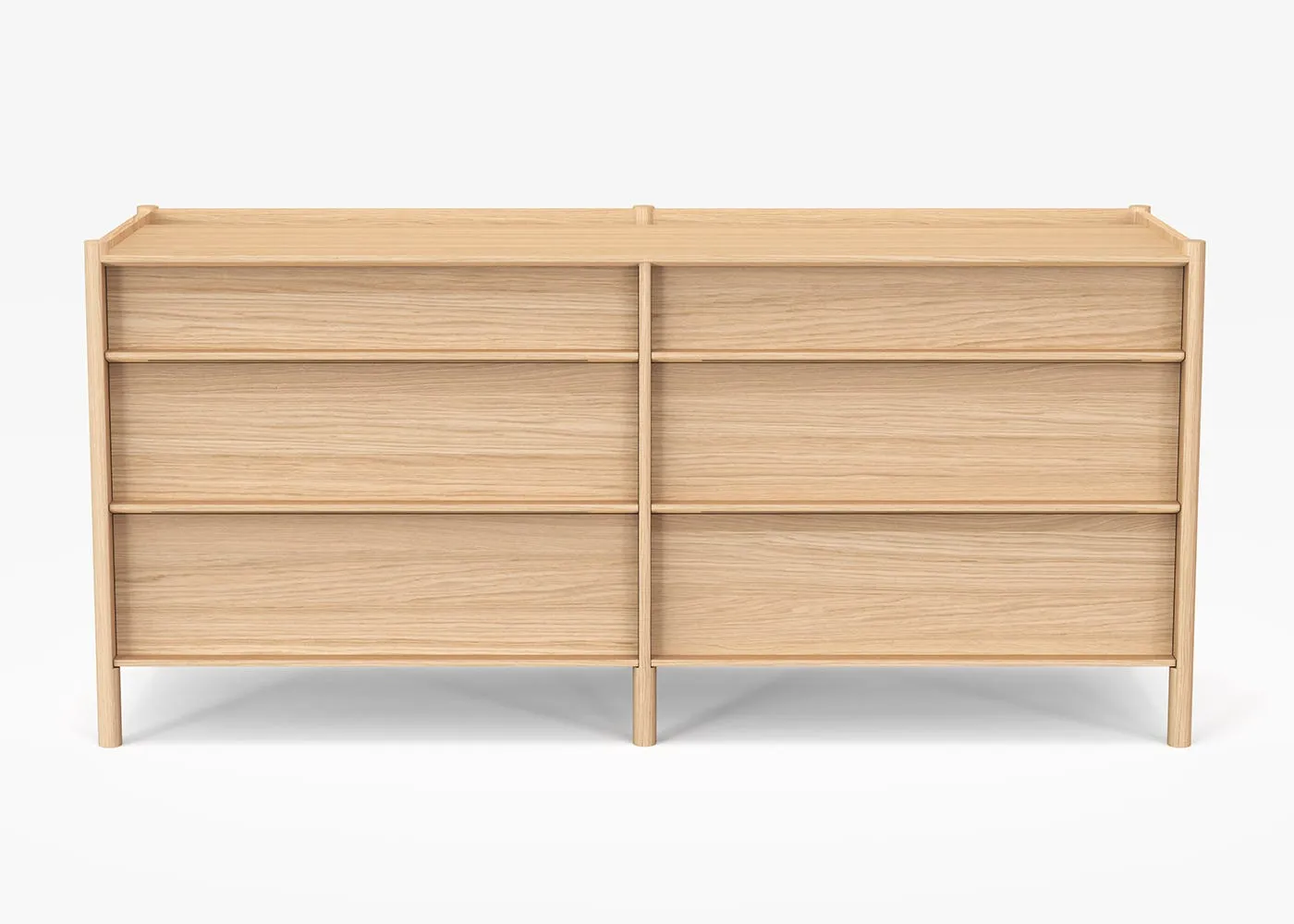 Case Pala 6 Drawers Chest Oak