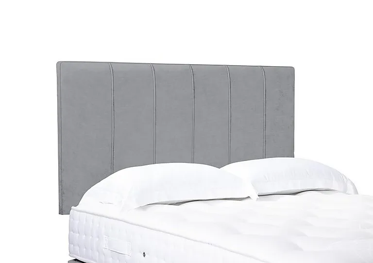 Artisan Collection Rhodes High Strutted Headboard - Single - Aston Silver