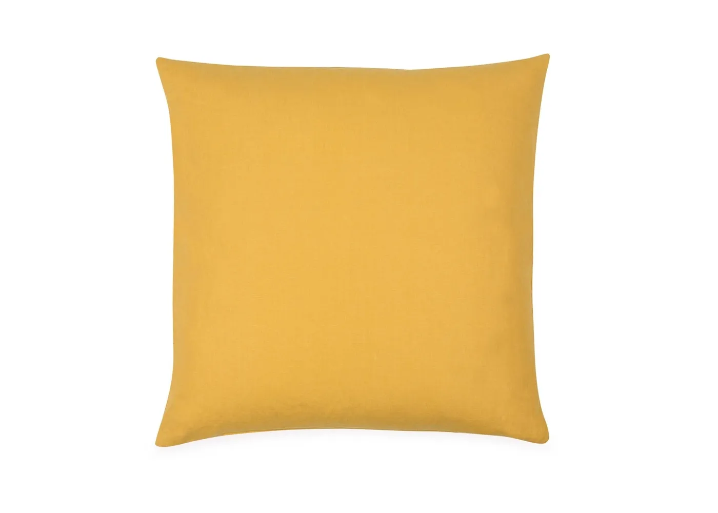 Heal's Linen Cushion Mustard 43 x 43cm