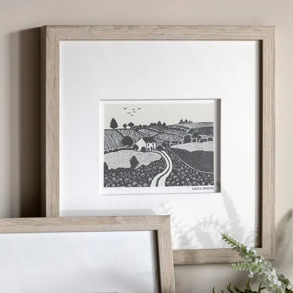Cedar and Sage Set of 2 Countryside Living Typography Framed Prints 2
