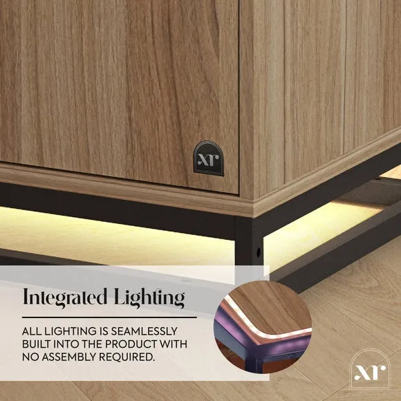 XR Living Denver 2 Door Wardrobe with App Controlled LED Lights 4
