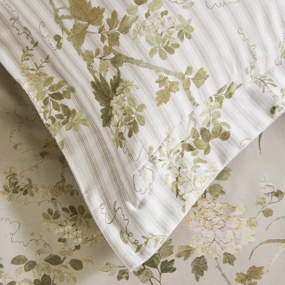 Dorma Cherwell 300 Thread Count 100% Cotton Sateen Oxford Pillowcase Pair 4