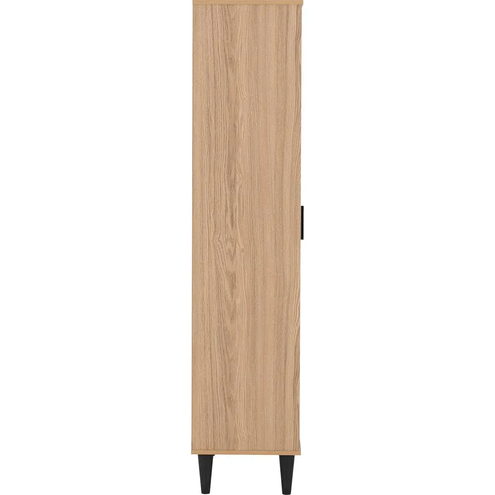 Seconique Tessa 1 Door 2 Drawer Bookcase Unit in Natural 5