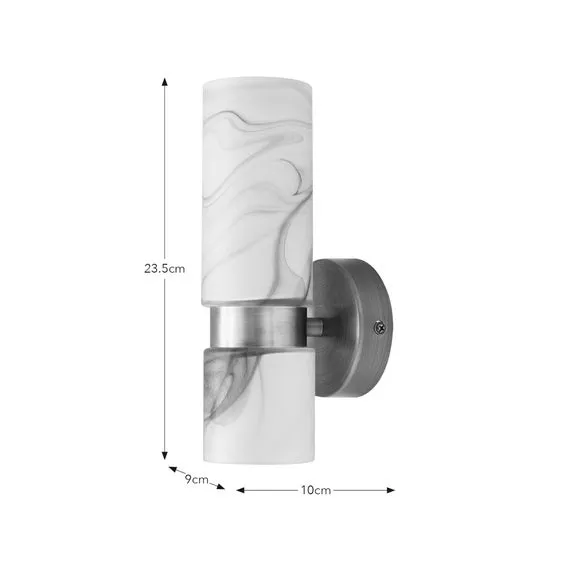Hotel Kimpton Alabaster Bathroom Linear Wall Light 6