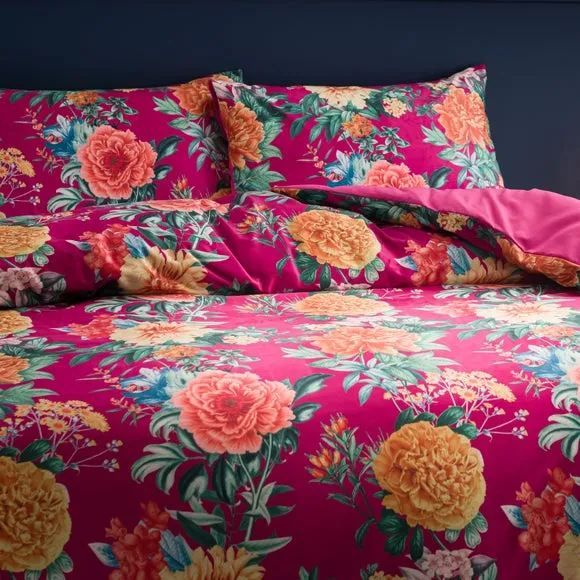 Peony Floral Duvet Cover & Pillowcase Set 2
