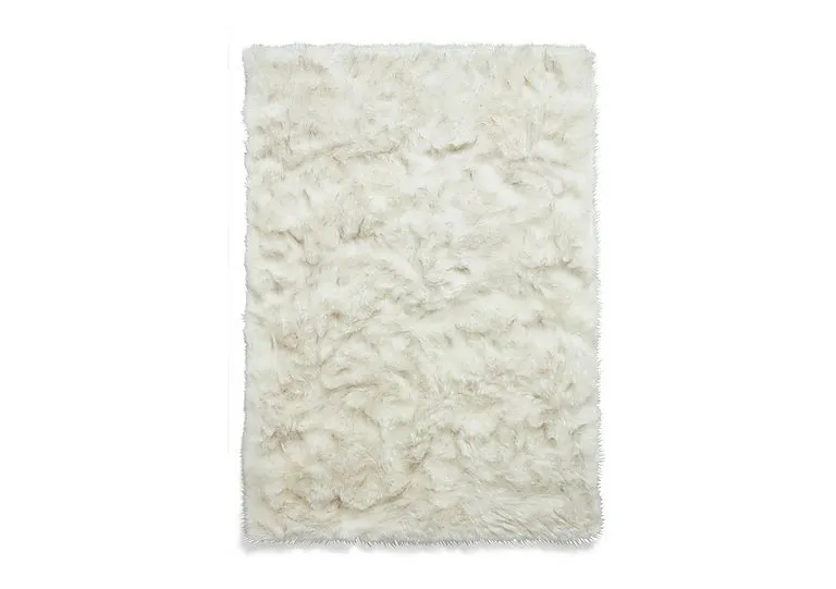 Alpine Plush Rug - 60cm-x-120cm - White