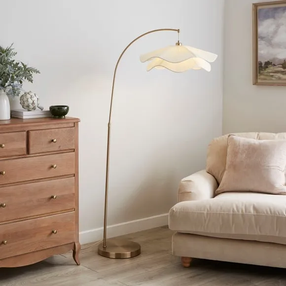 Lilly Adjustable Arc Floor Lamp
