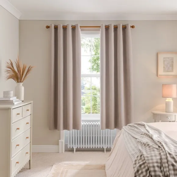 Luna Brushed Eyelet Curtains (Blackout Available) 4