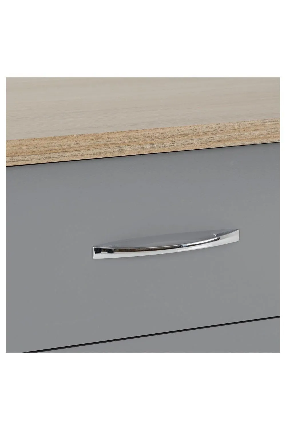 Seconique Nevada 3 Drawer Chest in Grey 4