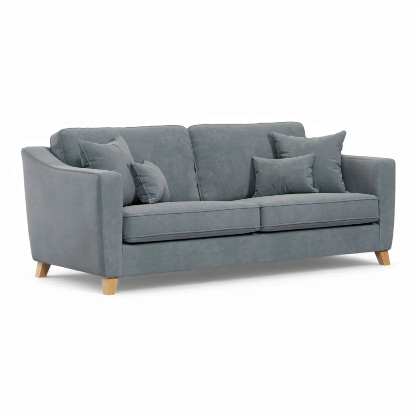 The Great Sofa Company Jackson 4 Seater Chenille Sofa in Grey 2