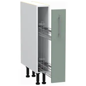 Wickes Orlando Reed Green Base Unit - 150mm 2