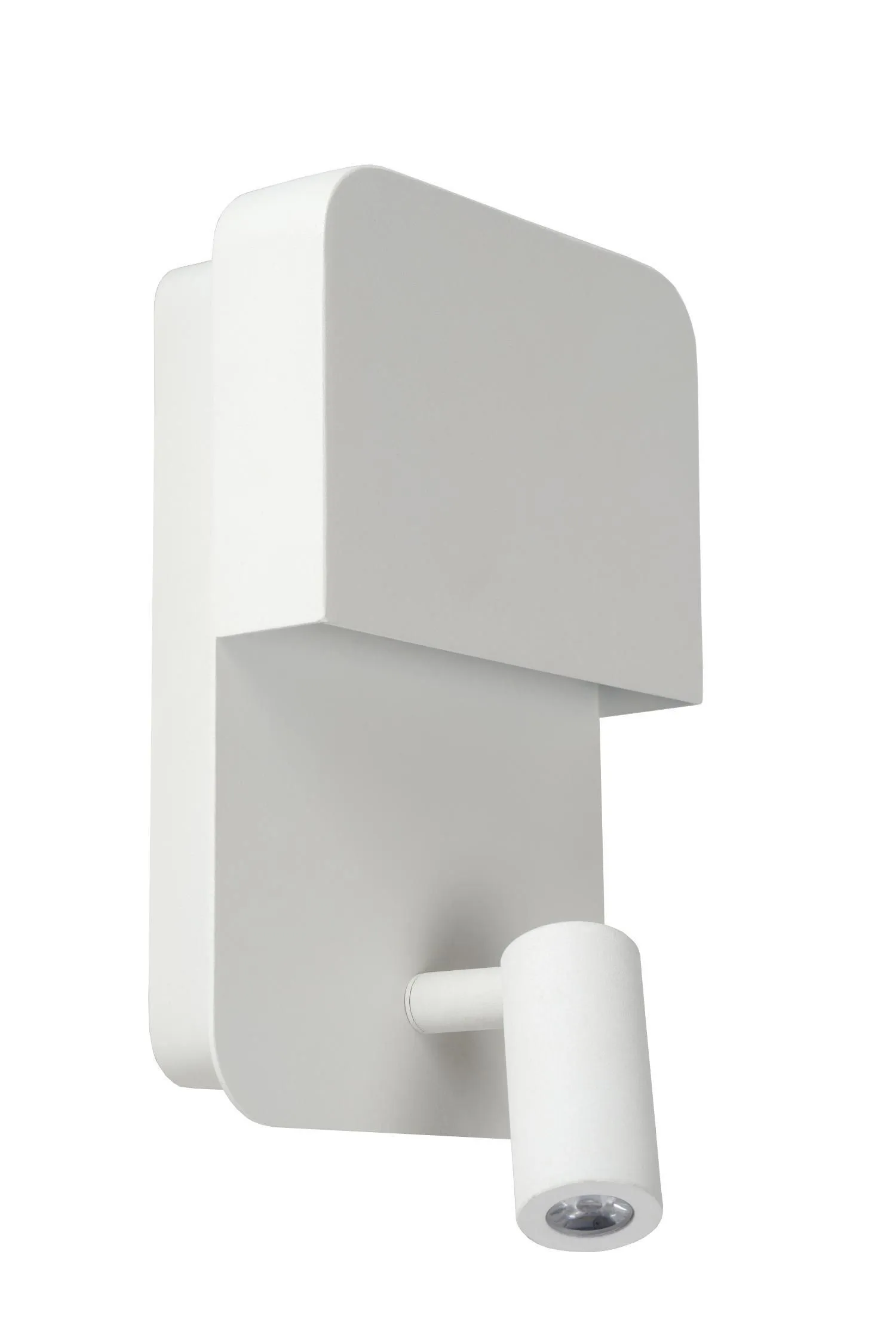 Netlighting Boxer Modern Wall Light LED 1x10W 3000K With USB charging point White 2