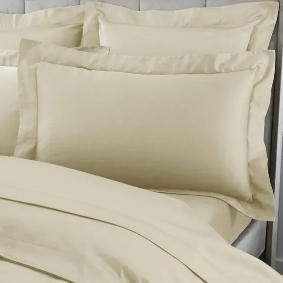 Hotel 230 Thread Count 100% Cotton Sateen Oxford Pillowcase 1