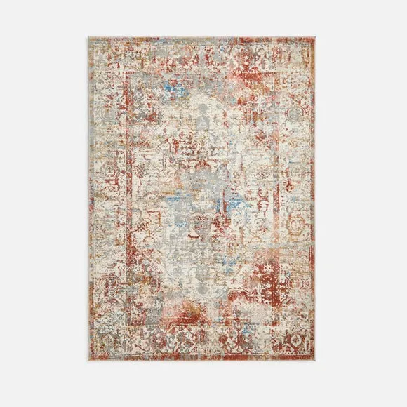 Distressed Look Traditional Rug 5