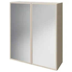 Wickes Haven Macadamia Mirror Cabinet - 700 x 600mm
