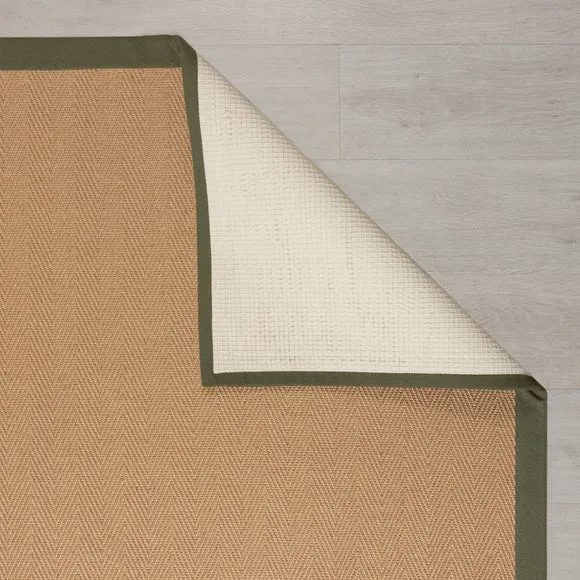 Herringbone Jute Border Rug 5