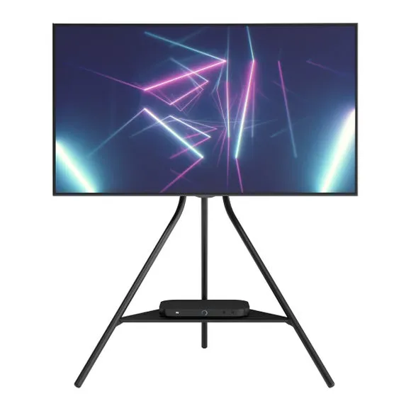Tiga Black Metal Tripod TV Unit for TVs up to 65" 4