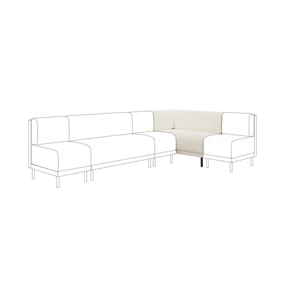 Mae Corner Dining Bench, Boucle 1