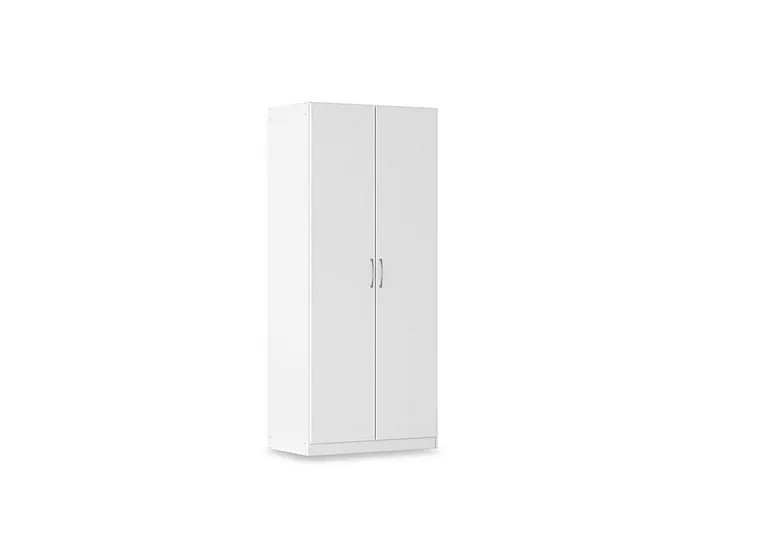 Impulse 91cm 2 Door Décor Hinged Wardrobe - Alpine White